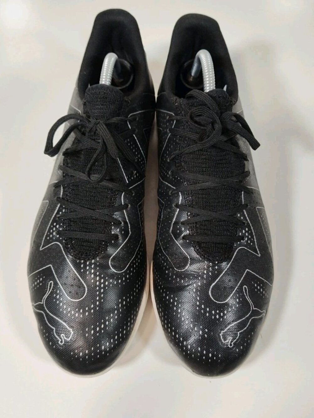 Puma Future Play It Indoor Soccer Shoes Men's 11 Black Silver 107382-02 - Picture 2 of 9